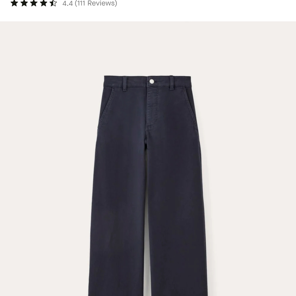 Everlane Utility Wide Leg Pants - Navy